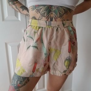H&M flowy high waisted shorts